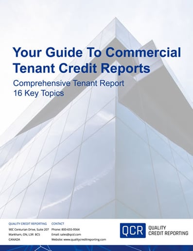 Your Guide To Commercial Tenant Credit Reports